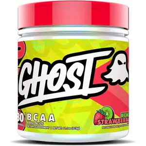 GHOST BCAA Powder Amino Acids Supplement - 30 Servings - Sugar-Free Intra, Post & Pre Workout Amino Powder & Recovery Drink, 7G BCAA