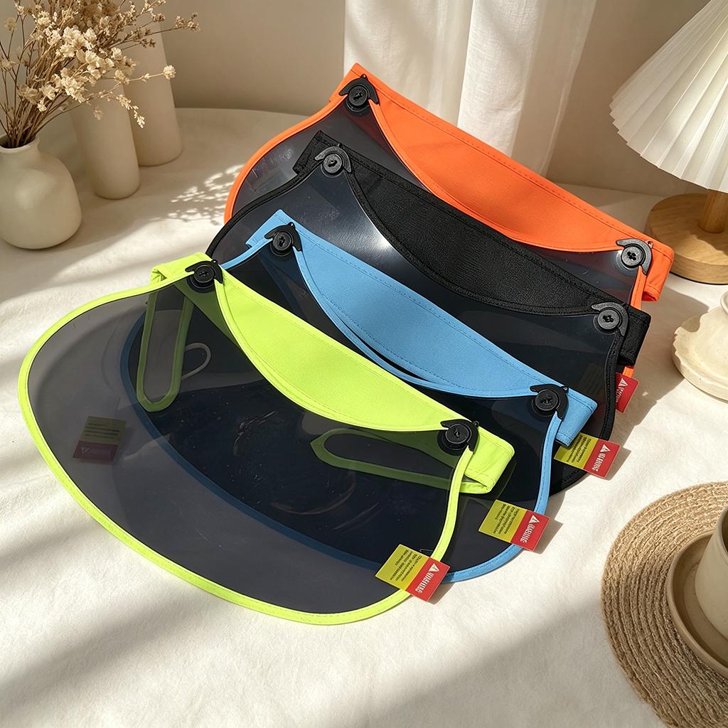 Women's Full Face UV-Blocking Sun Visor Hat, Large Brim Breathable Adjustable Cap for Golf, Tennis