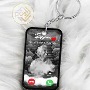 Memorial Phone call keychain