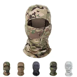 Balaclava Tactical Military Camouflage Face Mask,Breathable and skin friendly, cool and refreshing, sunscreen