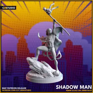 Shadow Man (40mm Scale on 35mm Base) | Crisis Protocol Proxy | C27