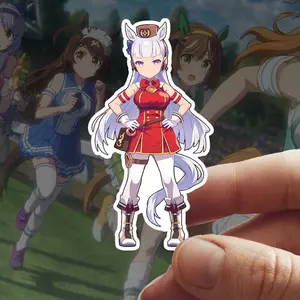 Gold Ship Racing Outfit 05 Umamusume Pretty Derby Cut-To-Size Waterproof Vinyl Sticker for Laptop, Water Bottle, and More!