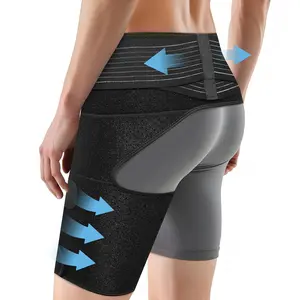 Hip Brace for Women & Men, Sciatica Pain Relief Devices, Adjustable Compression Wrap Support for Arthritis, Pulled Thigh, Hip Fleхоr Strain, Groin Injury, Hamstring Pull