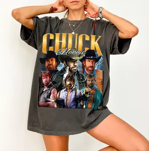RIP Chuck Norris Bootleg Unisex Tee, Vintage Walker Texas Ranger Shirt Chuck Norris, Western Series Cowboy