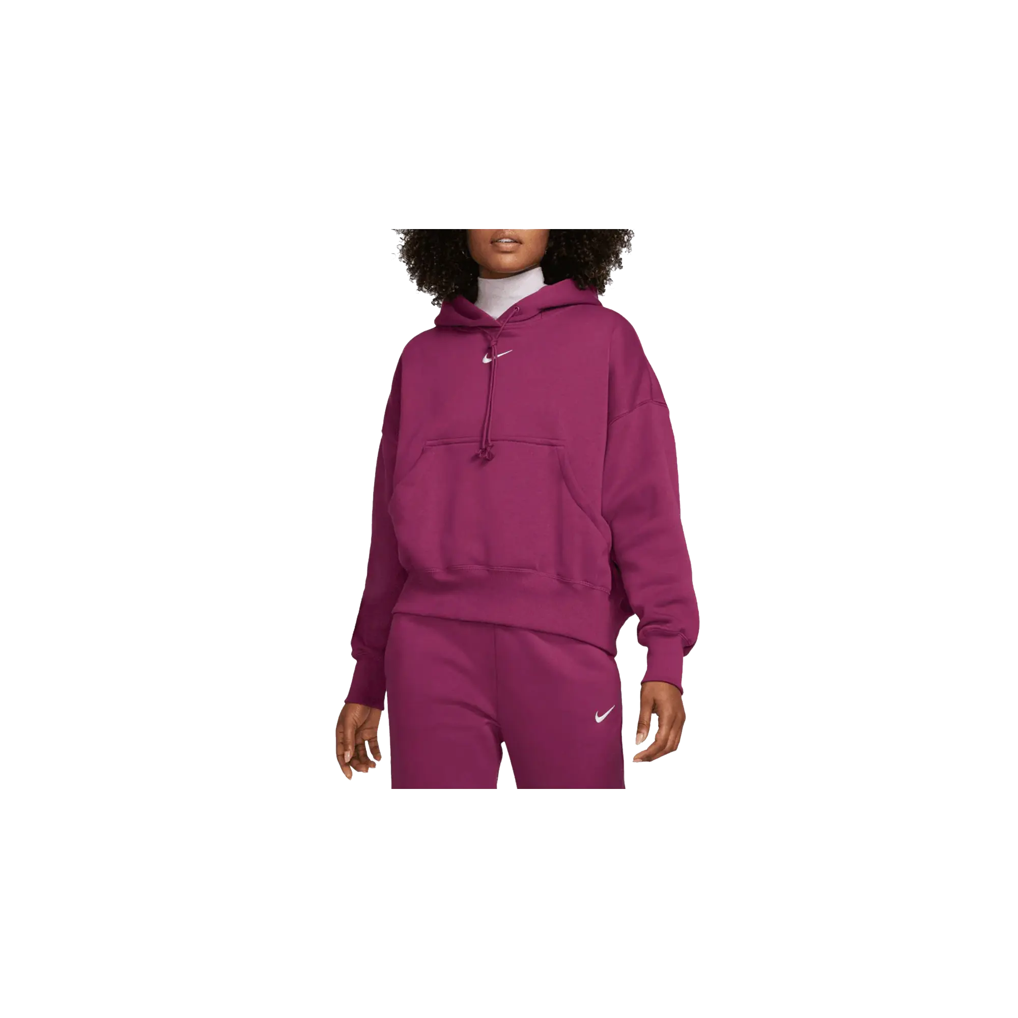 Sportswear Phoenix Fleece Oversized Hoodie WMNS "Rosewood / Sail" DQ5858 653