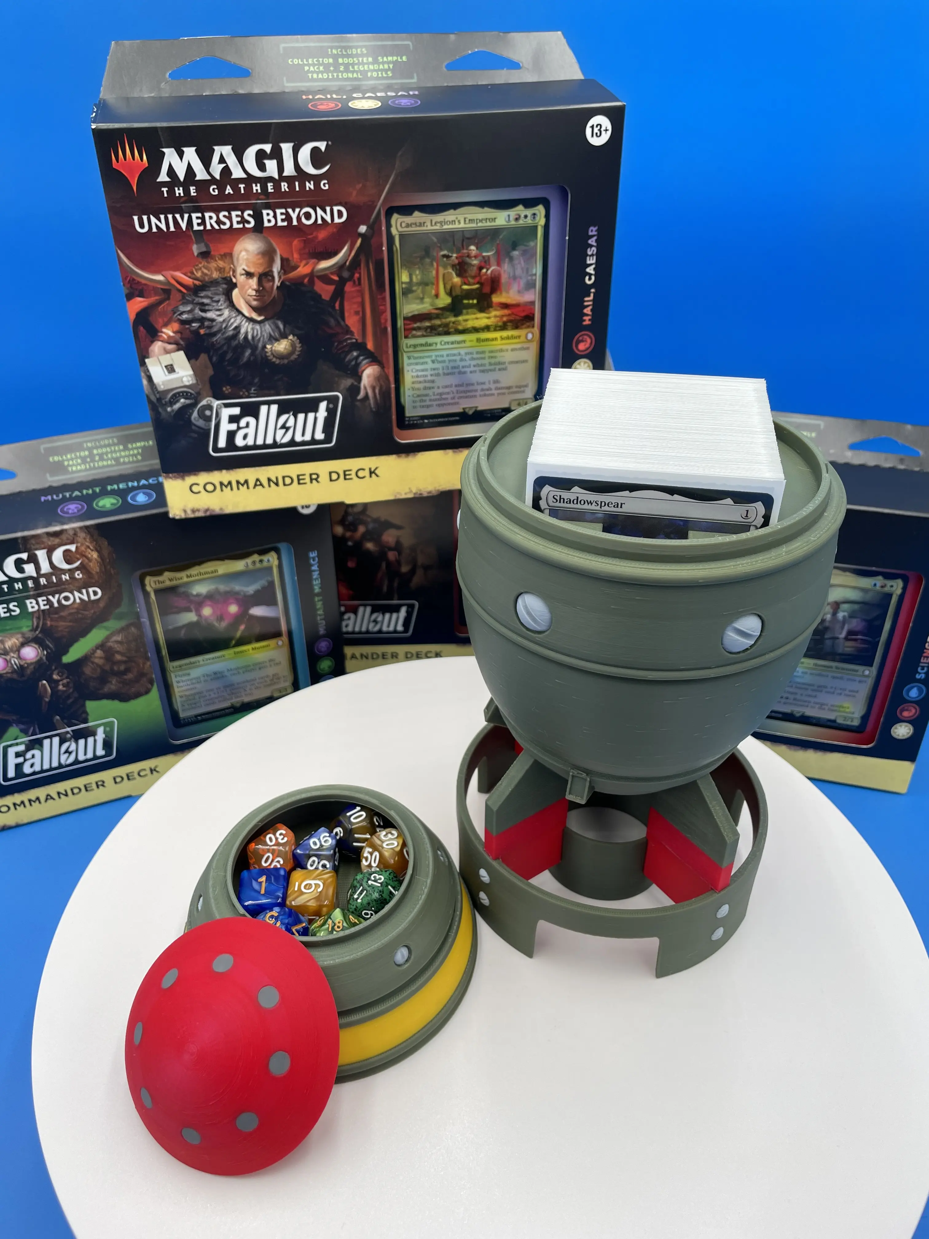 MTG Mini Nuke Deck box for Commander| EDH | Magic the Gathering | 100 Box | Fable Forged Workshop