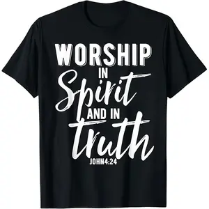 Christian Bible Verse Design Praise and Worship Team Gift T-Shirt Sweatshirt Menswear