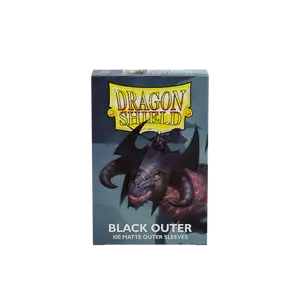Dragon Shield Outer Card Sleeves - Black (Outer, 100ct)