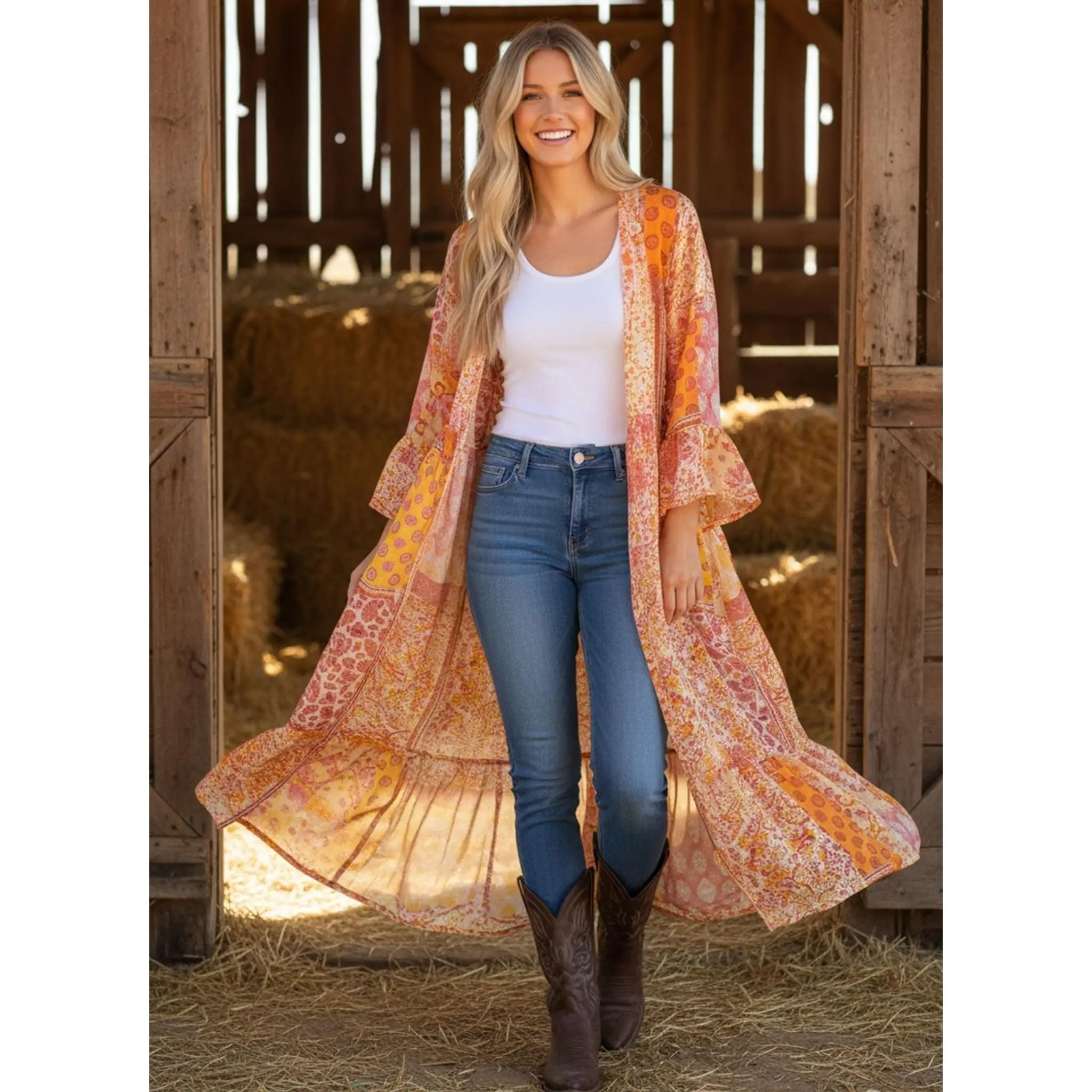 Colorful Cowgirl Duster