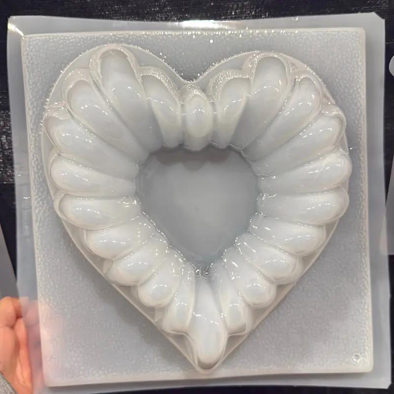 Heart mold, molde para gelatina