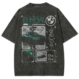 M4 Competition Unisex Fit Washed B M W T-Shirt Soft Oversized Fit, good graphic tees, graphic t-shirts,  Streetwear graphic tee, Vintage style, Racing Style, Race Day, Car Meet, Gift for Boyfriend, Men's gifts