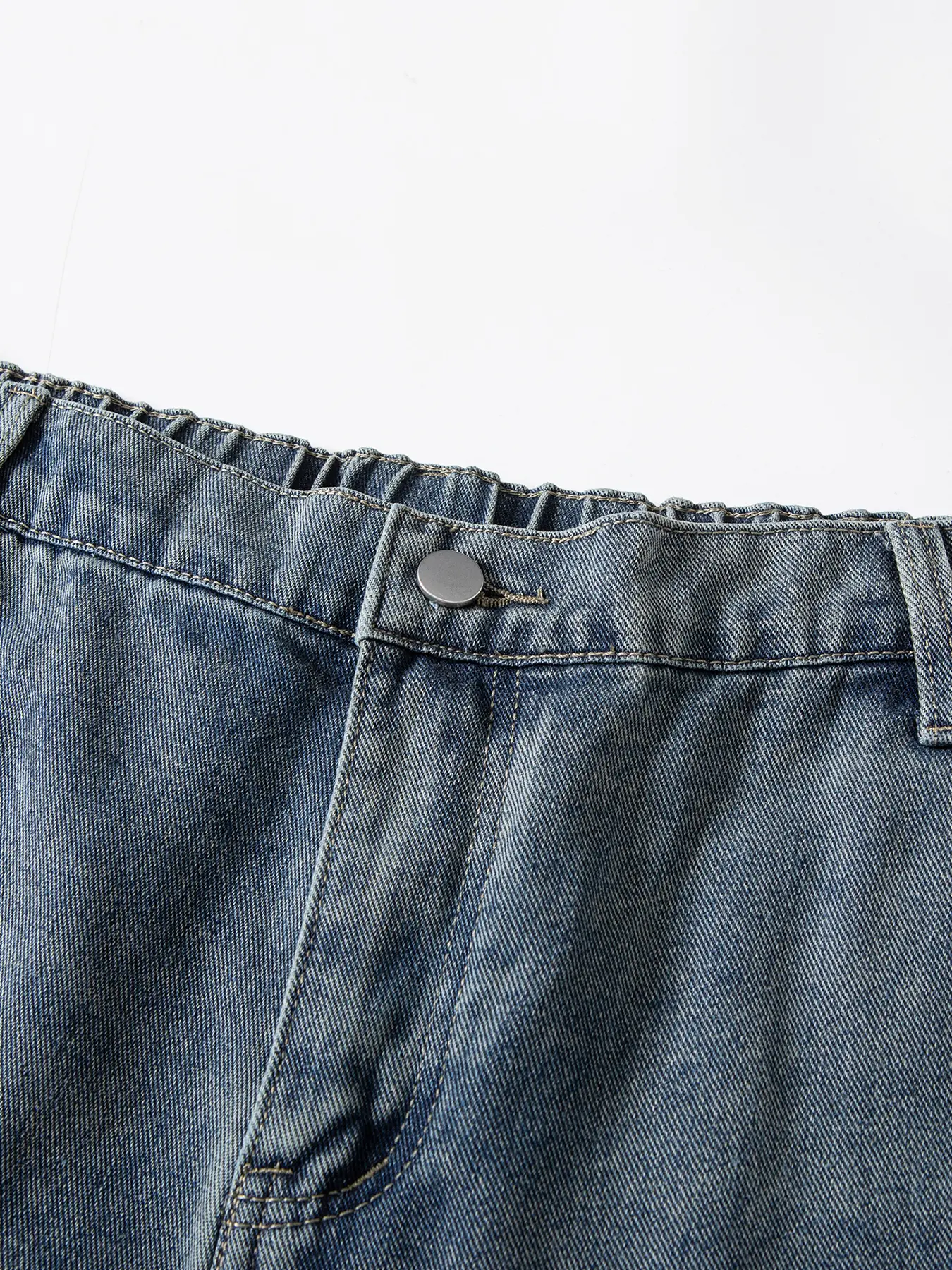 2-Pack Men's Baggy Wide Leg Jeans, Loose Fit Washed Denim Pants, Casual Streetwear Oversized Straight Leg Jeans, Vintage Hip Hop Jeans for Men 2-Pack Men's Baggy Wide Leg Jeans, Loose Fit Washed Denim Pants, Casual Streetwear Oversized Straight Leg Jeans, Vintage Hip Hop Jeans for Men