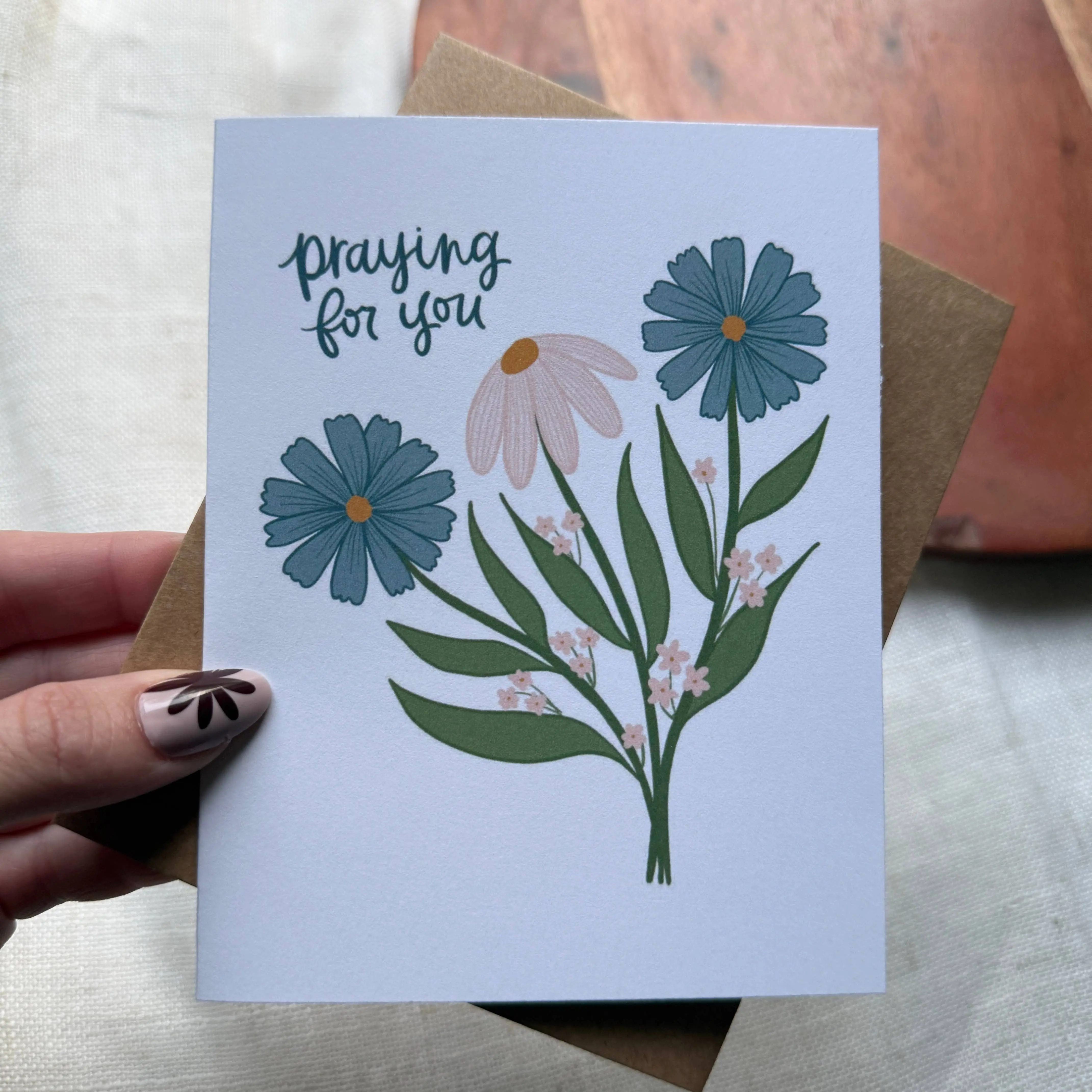 Praying for You Sympathy Card