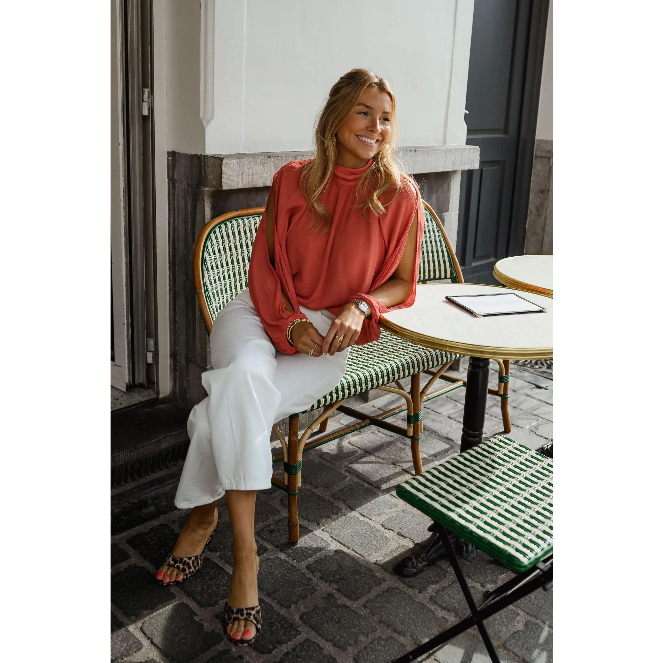Terracotta Belly Blouse