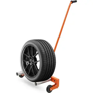 Tire Wheel Dolly, Truck Tire Dolly with 360° Rotatable Wheels,350 LBS Capacity Tire Dolly for Changing Car, Truck, Skid Steer