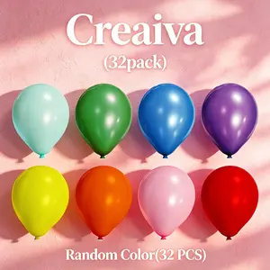 Balloons in various colors, no manual tying required, fitted with air stop valves for all celebration events