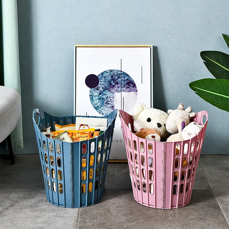 Baby Foldable Laundry Basket, Multifunctional Carry Hamper for Bedroom-Bathroom, Wall-Mountable Storage Solution