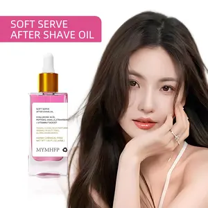 Strawberry Scented Post-Shave Oil with Peptides & Hyaluronic Acid - Soothes Shave Irritation, Deeply Moisturizes, Prevents Ingrown Hairs, Gentle Care for All Skin Types，Essential Shaving & Depilatory Aid