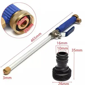Hydro Jet High Pressure Power Washer Water Spray Gun Nozzle For Garden Car Hose US Stock