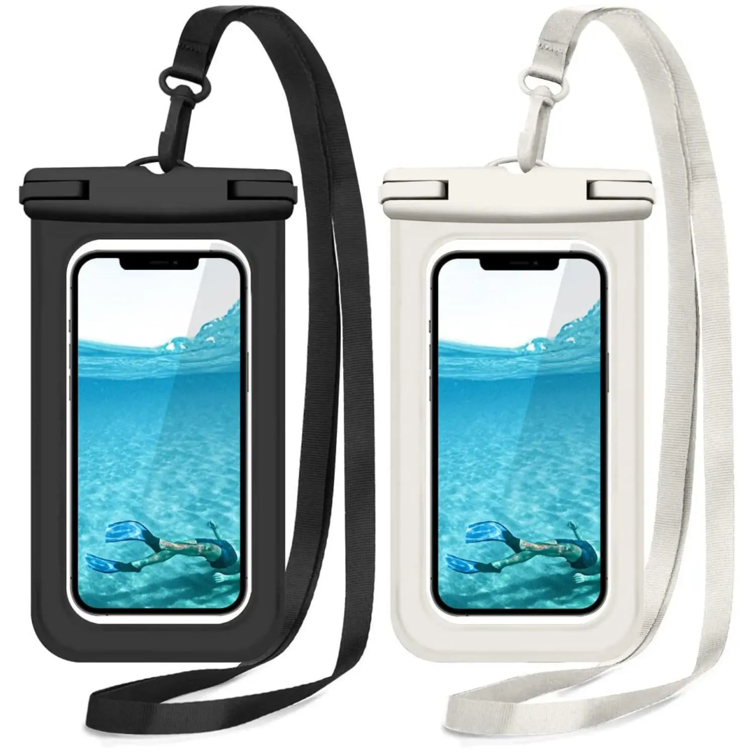 Multicolor Universal fit Waterproof Phone Pouch, Durable & Reusable Design, Perfect for Outdoor Activities, Swimming, Boating, and Water Sports, Phone protection, Boating Accessory