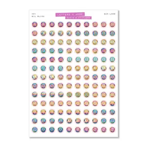 Oil Slick Letter Beads • Letters & More