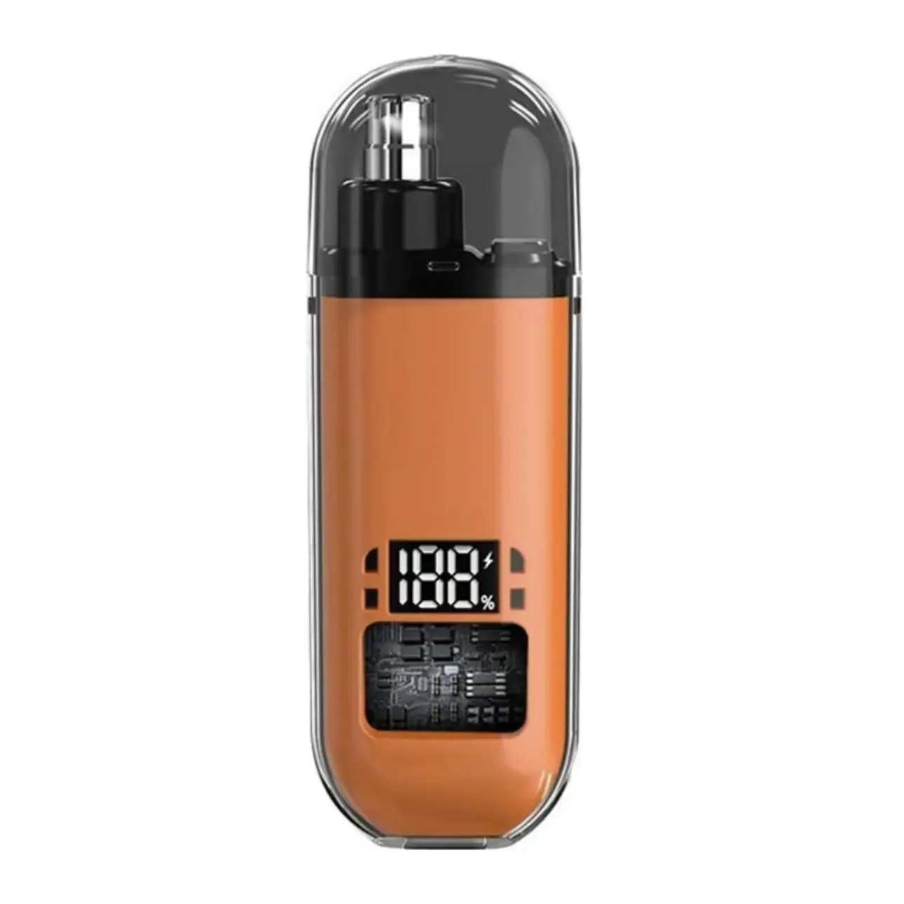 portable nose Nose Hair Trimmer for Men Women, Rechargeable Trimmer, Painless Eyebrow Facial Hair Shaver, LED Display Nose Clipper, Waterproof Dual Edge Blades Clipper for Easy Cleaning