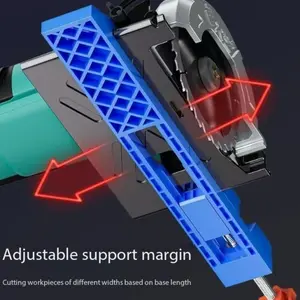 Marble Cutting Machine Base, Round Saw Guide Rail, Plastic Woodworking Cutting Track, Adjustable Electric Circular Saw Positioning Clamp