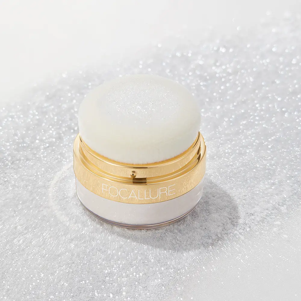 Instant Retouch Highlight Powder #SV01 One Feeling Shimmer Bronzer Makeup Cosmetic by FOCALLURE Glitter Gentle Highly Pigmented Prismatic Glow Highlighter Highlighter Balm Highlighter Brush