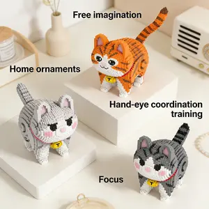 Cute Cat Series Creative Building Block Model, 1688pcs, Original Authentic, New 2026 Design, Perfect Gift, DIY Craft Decor