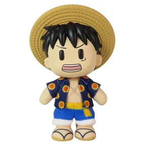 One Piece: Monkey D. Luffy (Dressrosa Arc) Figurekey Plush 4.5" H