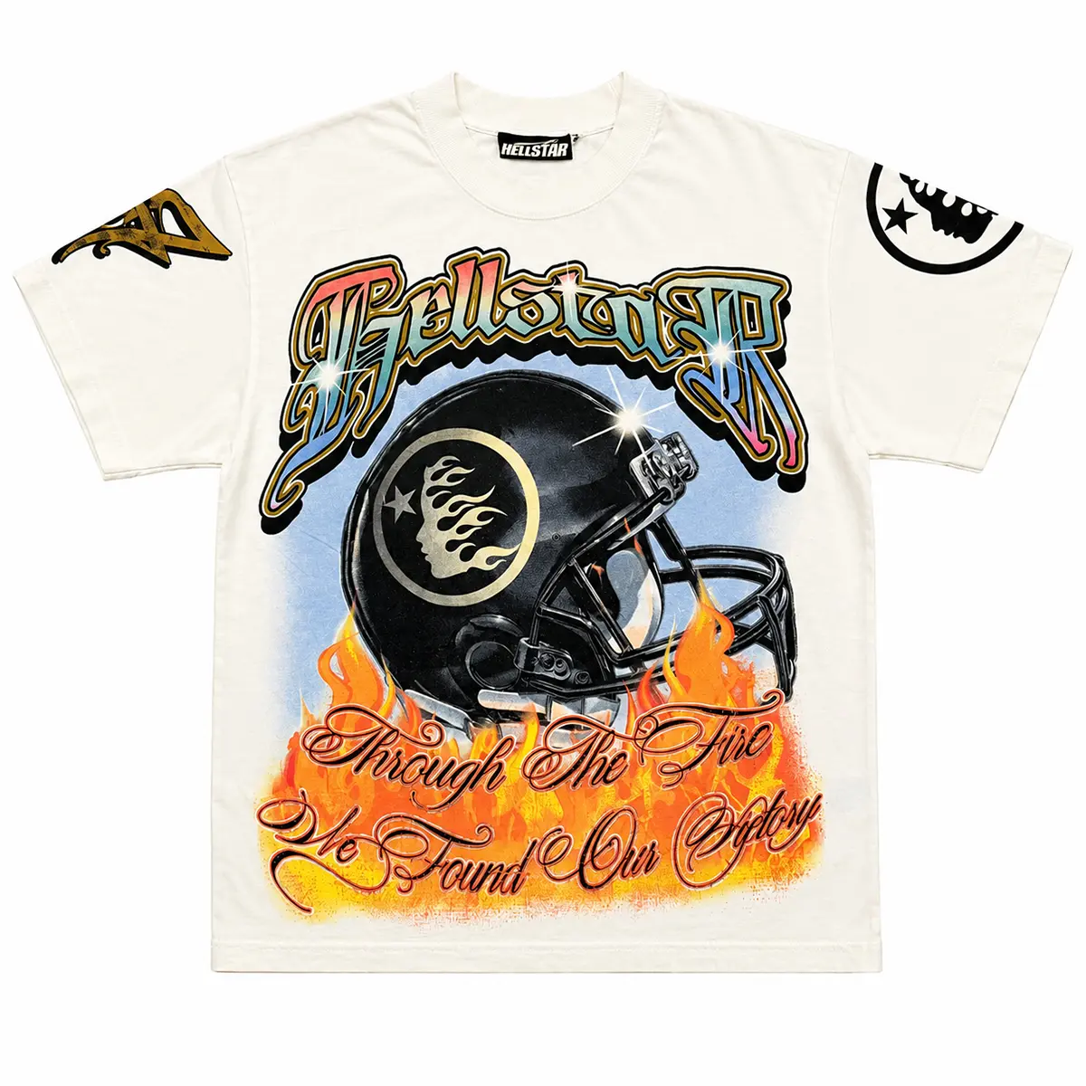 Hellstar 'HELMET' Tee Cream