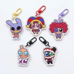 The Digital Circus Acrylic Keychains, Pomni, Jax, Kinger Inspired