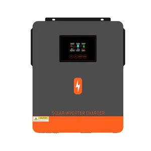 【EU Standard Voltage】PowMr 6200W Solar Hybrid Inverter 48V DC to 220V/230V AC, Pure Sine Wave, 50Hz/60Hz, Batteryless support, Built-in 120A MPPT Controller for Home RV Off-Grid System, work with 48V Lead Acid and Lithium Battery