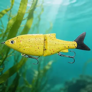 Flow Glider 130 Fishing Lure, Bass Fishing Swimbait, Natural Swimming Action, Realistic Fish Behavior, Effective Fishing Gear