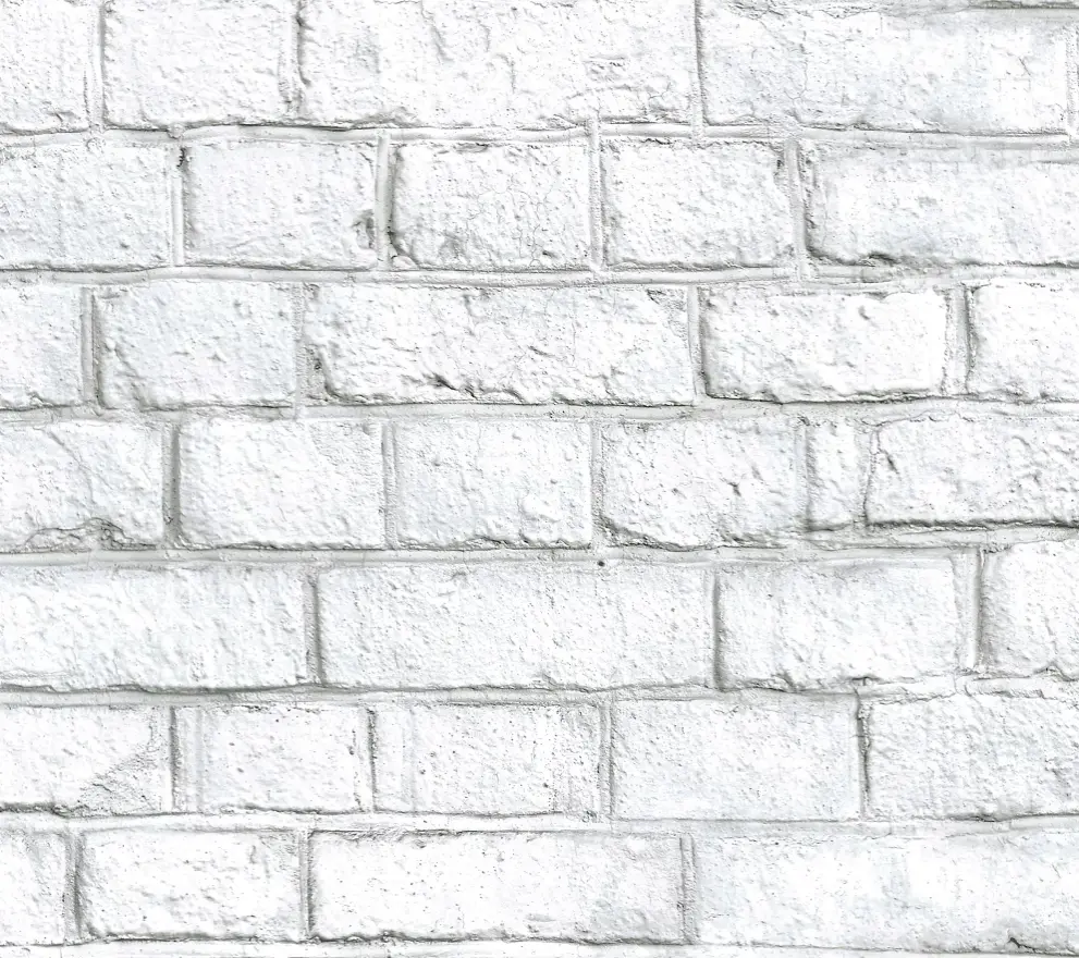 RoomMate White Brick Wall Decal