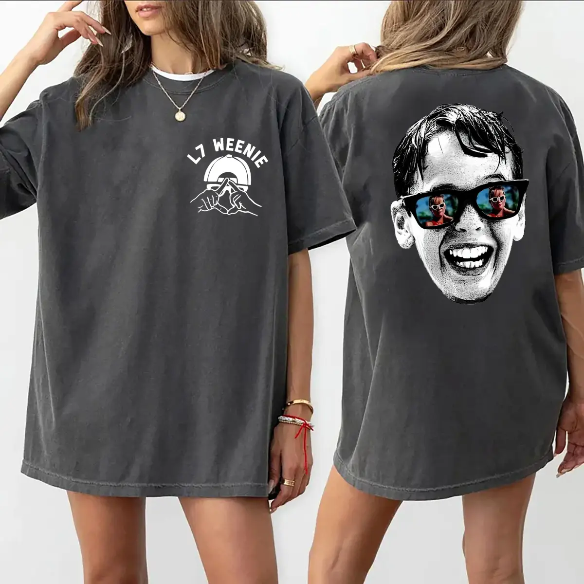 Retro 90s Squints Palledorous Sandlot Big Face Shirt L7 Weenie 2 Sides Shirt Gift For Baseball Fans Unisex T-Shirt Fo Everyday Casual Tee for Men & Women