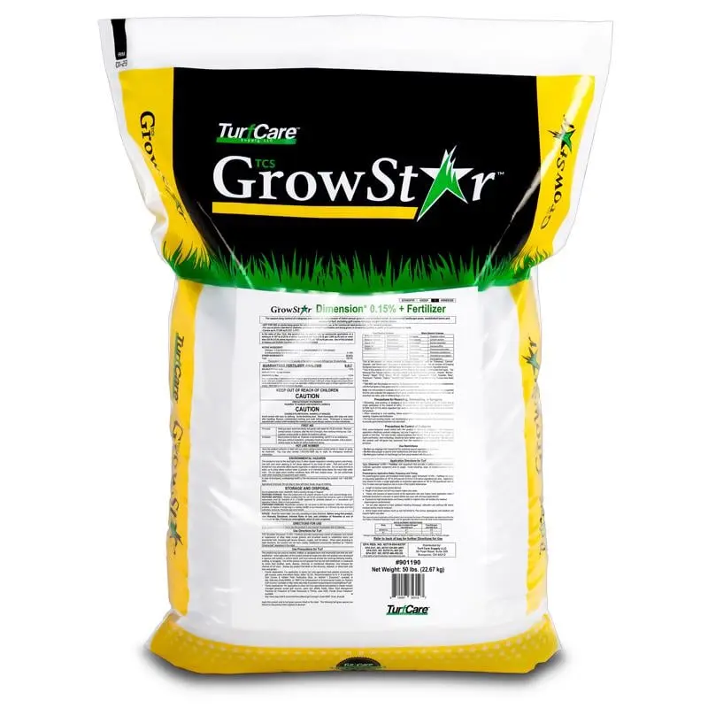 Growstar 7040710 17240 sq ft. Dimension Crabgrass Preventer Lawn Fertilizer for All Grasses