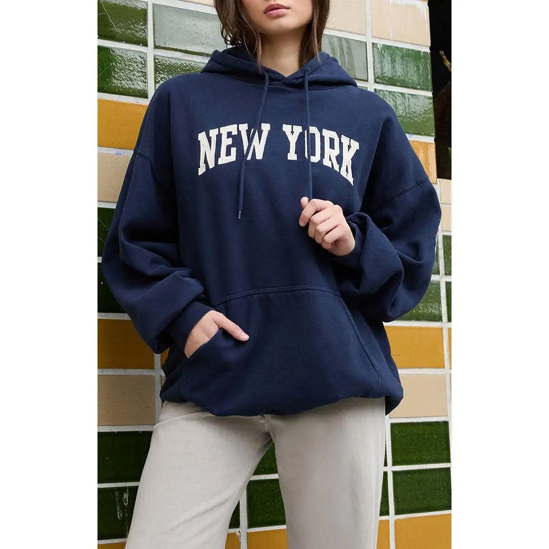 John Galt Women's Christie New York Oversized Hoodie