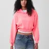 Gap Women's VintageSoft Oversized Crop Logo Hoodie