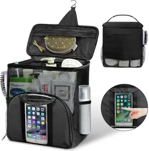 Mesh Shower Caddy Portable Dorm Tote Bag, Quick Dry Hanging Toiletry Bag, Large Capacity Shower Bag - for College Dorm, Gym Bathroom, Camping & Travel - Useful Gift for Students & Travelers