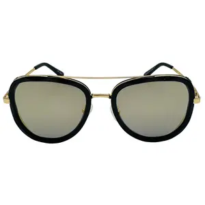 7031 | Gold Mirror Aviator Sunglasses with Side Shields