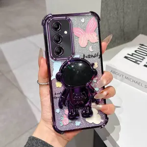 1 Piece Butterflies flying Suitable For Galaxy A35 5G/A34 5G/A36/A33 5G/A32 5G/4G Flexible Flexible And Stand Protective Phone Case Cover Accessories Suitable For Galaxy A36 Ideal For Business