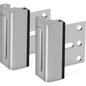 Home Security Door Lock, 2 Pack Door Reinforcement Locks for Front Door, Upgraded Door Latch Withstands 800lbs of Force, Prevents Unauthorized Entry, Easy to Install, Perfect for Solo Living