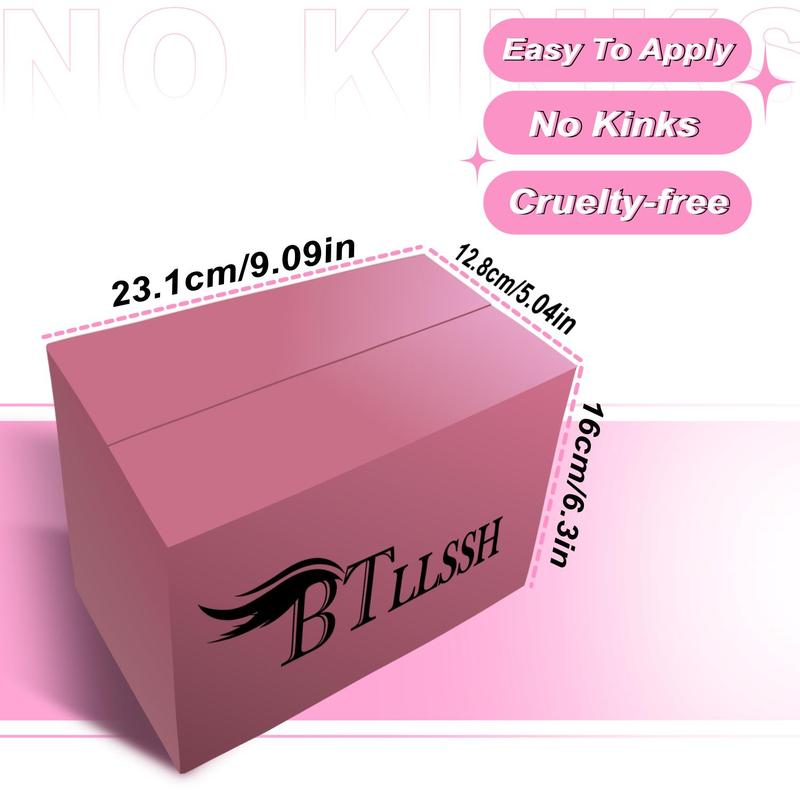 17/18 mm Volumized False Eyelashes, 54 Pairs Natural-Look Eyelash Extensions, Self-Grafting Curl Lashes for Eye Makeup Enhancement, High-Quality Fluffy Cosmetic Lash Extensions for Women & Girls #TOP PICKS