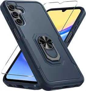 Samsung A13 5G case, Galaxy A13 5G case, [Military Grade]  Magnetic Ring Kickstand Car Mount Protection Armor Phone Case Cover for Samsung Galaxy A13 5G Cellphone Case Accessories Protector