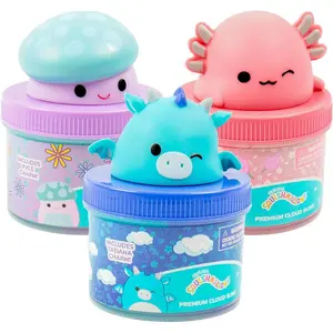 Original Squishmallows Premium Cloud Slime, 3-Pack, 9 Add Ins, 8 oz.
