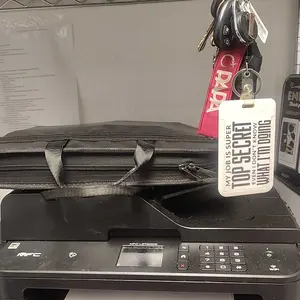 Fireproof File Folder with Handle, Large Capacity A4 File Bag, Test Paper Folder, Data Paper Organizer Storage Bag, Office Stationery & Supplies, Soft Letter Clutch