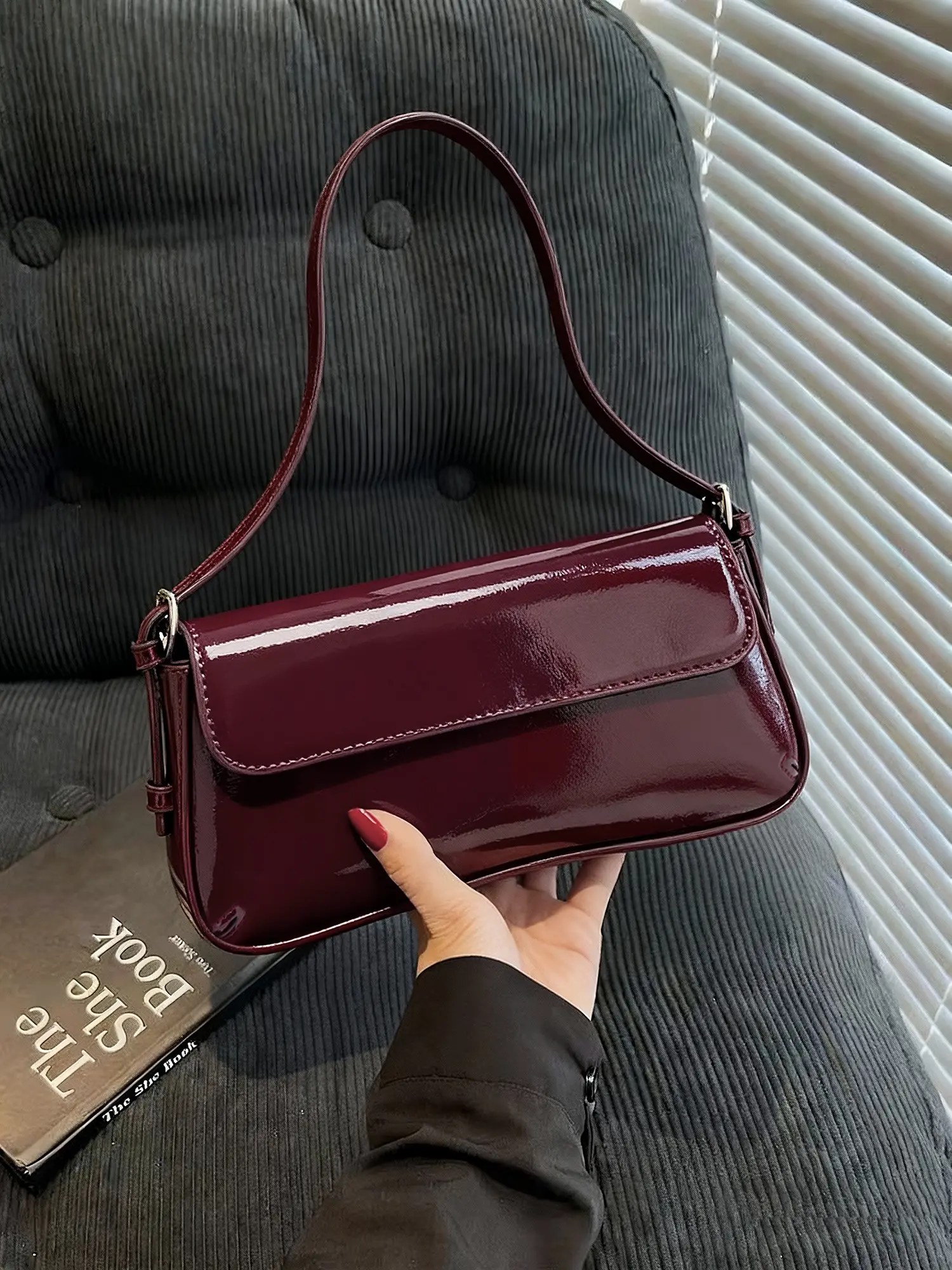Women's French Minimalist Shoulder Bag, Fashion Underarm Purse, Fashionable Versatile Purse, Versatile Small Bag for Daily Use & Special Occasions, Ideal Gift，Christmas, Valentine's Day, Mother's Day gift giving, Hand Shoulder Bag, Elegant Bags