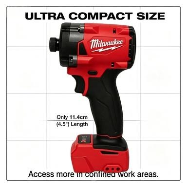 Milwaukee M18 FID3 1/4" Brushless Impact Driver – 300Nm Max Torque, 4 Speeds for Screw Driving & Assembly