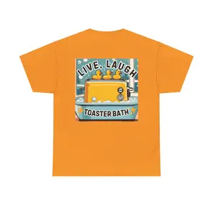 Live Laugh Toaster Bath Tee